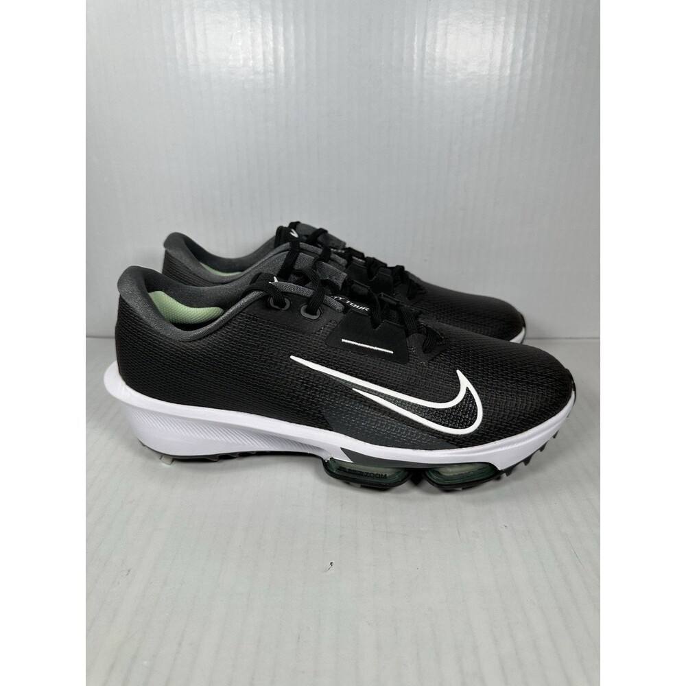Size 9.5 Nike Air Zoom Infinity Tour 2 Golf Shoe Black Green FD0217-002 Mens NEW